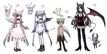 あにめまして！のキャラクター達